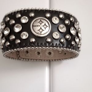 Blinged Out Steelers Bracelet